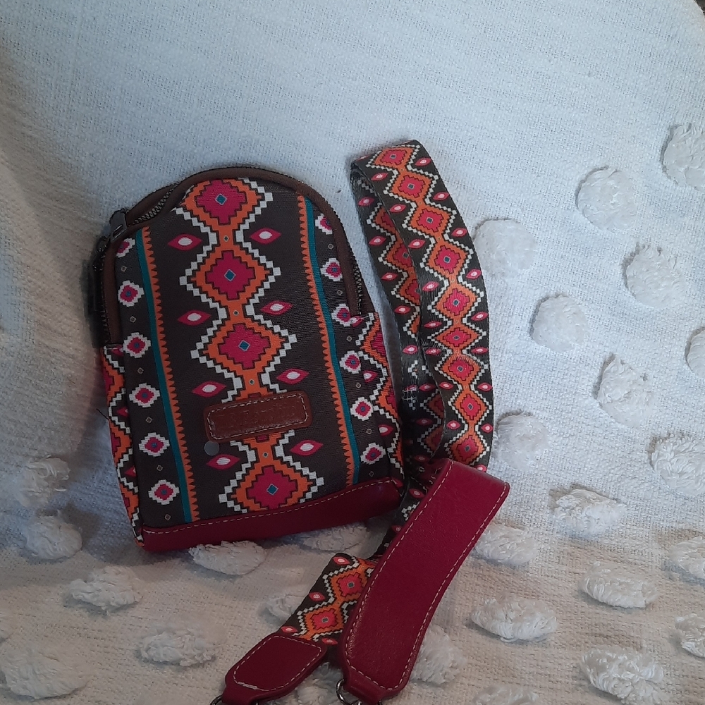 Colorful Geometric Crossbody Bag